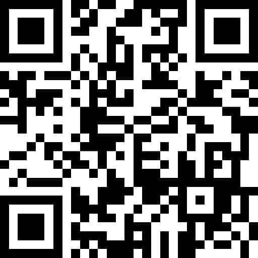 A QR code composed of black squares arranged on a white background.